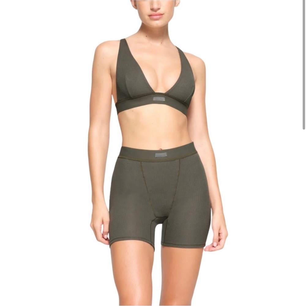 SKIMS Cotton Rib Boxer Shorts